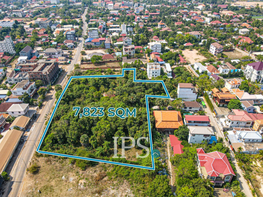7,823 Sqm Commercial Land For Sale - Svay Dangkum, Siem Reap