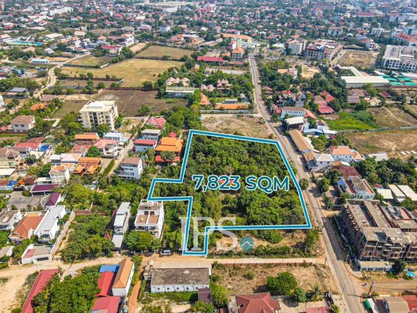 7,823 Sqm Commercial Land For Sale - Svay Dangkum, Siem Reap
