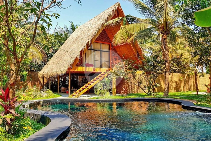 4 Unit Wooden Villa Compound For Rent - Sala Kamreuk, Siem Reap