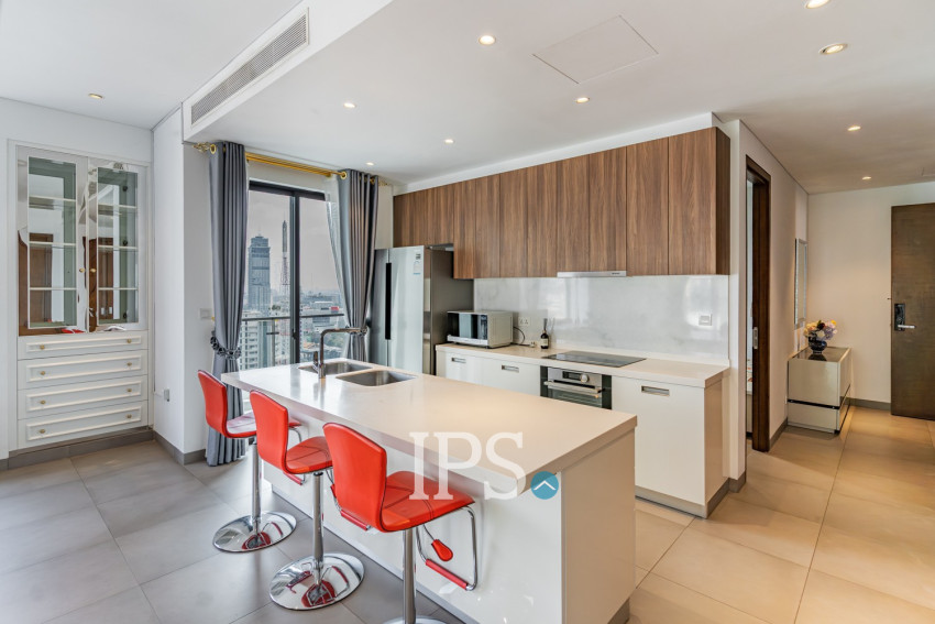 ខុនដូ 2 បន្ទប់គេងសម្រាប់ជួល - មជ្ឈមណ្ឌល Embassy, បឹងកេងកង 1, ភ្នំពេញ