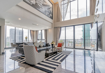 4 Bedroom Duplex Penthouse For Rent - BKK1, Phnom Penh thumbnail