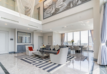 4 Bedroom Duplex Penthouse For Rent - BKK1, Phnom Penh thumbnail