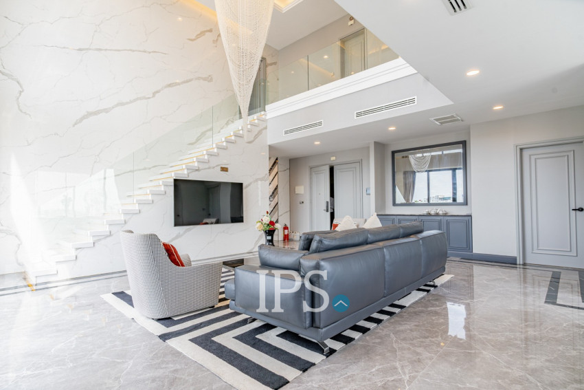 4 Bedroom Duplex Penthouse For Rent - BKK1, Phnom Penh