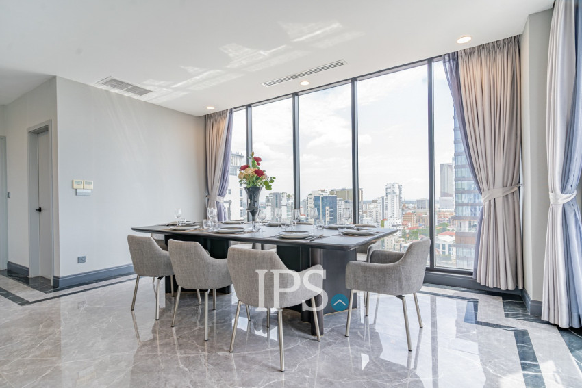 4 Bedroom Duplex Penthouse For Rent - BKK1, Phnom Penh