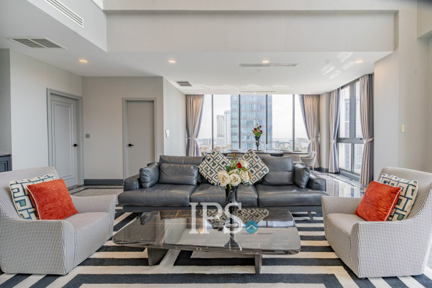 4 Bedroom Duplex Penthouse For Rent - BKK1, Phnom Penh