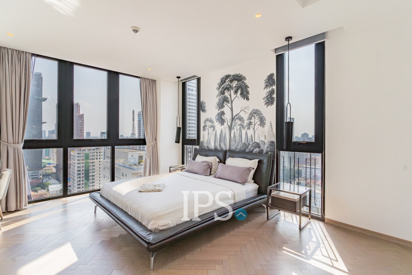 Duplex 4 Bedroom Serviced Penthouse For Rent - BKK1, Phnom Penh