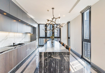 Duplex 4 Bedroom Serviced Penthouse For Rent - BKK1, Phnom Penh thumbnail