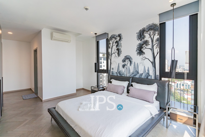 Duplex 4 Bedroom Serviced Penthouse For Rent - BKK1, Phnom Penh
