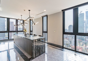 Duplex 4 Bedroom Serviced Penthouse For Rent - BKK1, Phnom Penh thumbnail