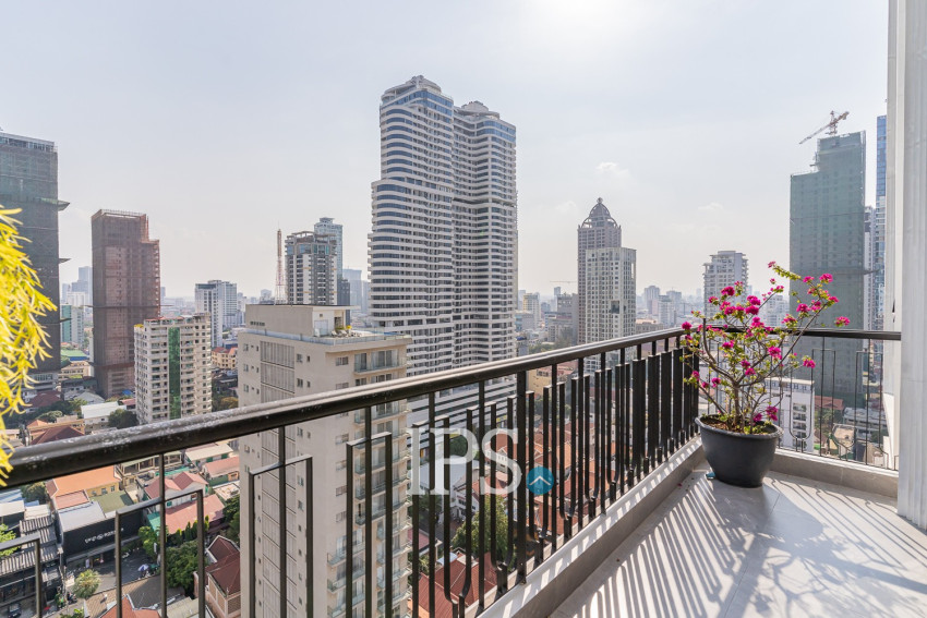 Duplex 4 Bedroom Serviced Penthouse For Rent - BKK1, Phnom Penh