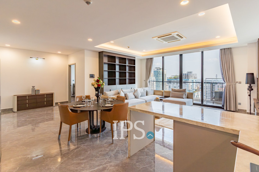 3 Bedroom Serviced Apartment For Rent - BKK1, Phnom Penh