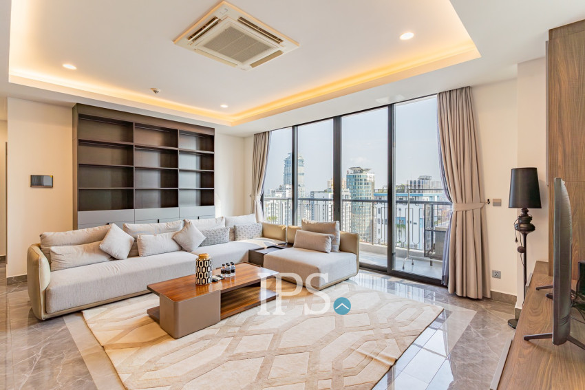 3 Bedroom Serviced Apartment For Rent - BKK1, Phnom Penh