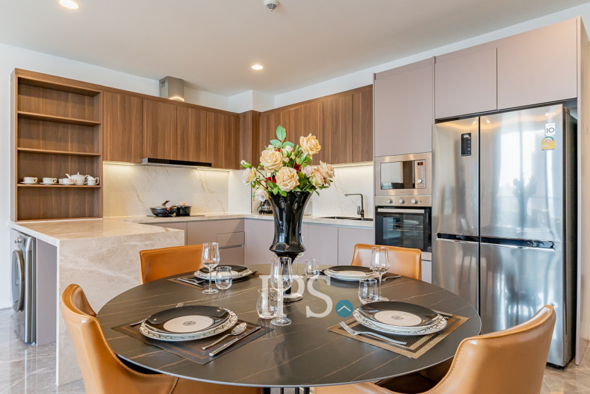 3 Bedroom Serviced Apartment For Rent - BKK1, Phnom Penh