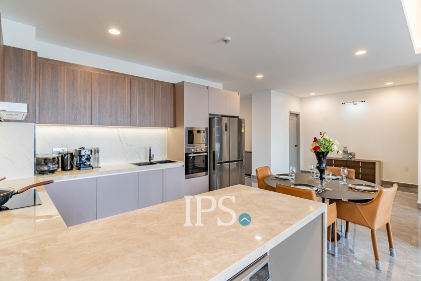 3 Bedroom Serviced Apartment For Rent - BKK1, Phnom Penh