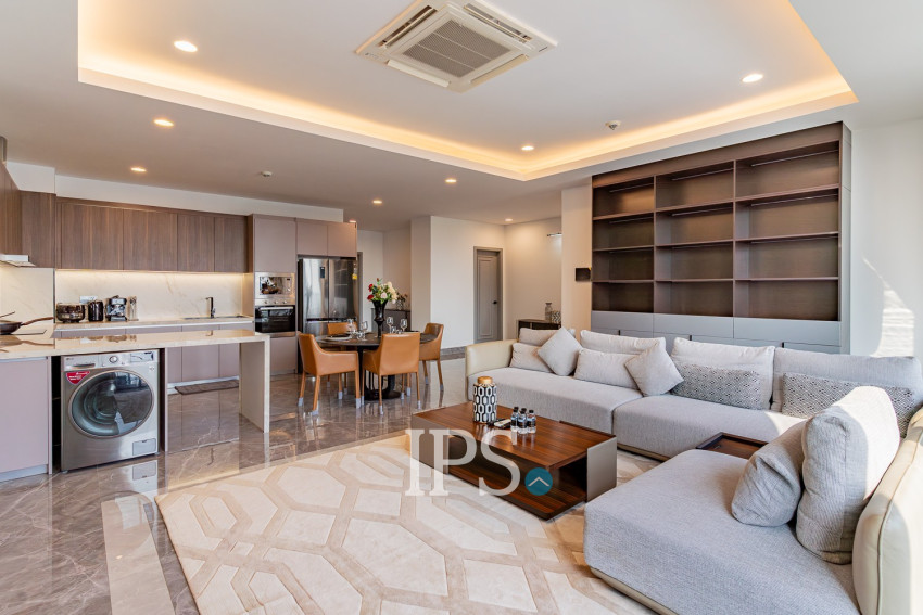 3 Bedroom Serviced Apartment For Rent - BKK1, Phnom Penh
