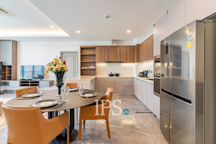 3 Bedroom Serviced Apartment For Rent - BKK1, Phnom Penh
