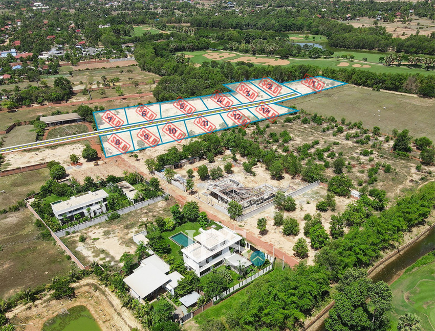 Residential Plots Near Golf Course For Sale - Sambour, Siem Reap