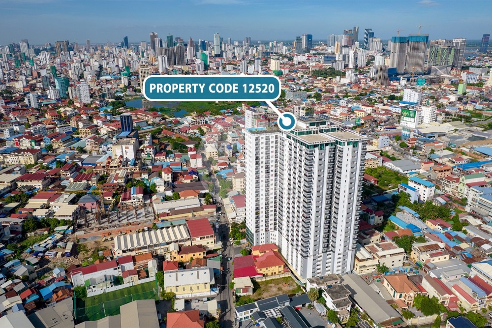 9th Floor 1 Bedroom  Apartment For Sale - Residence L, Boeng Tum Pun, Phnom Penh - Image 17