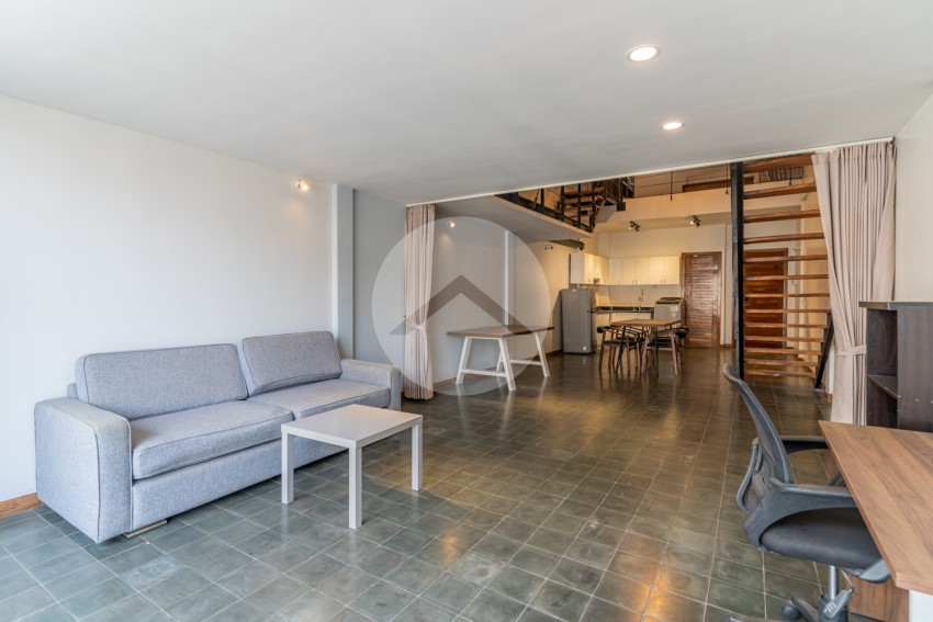 1 Bedroom Loft Apartment For Rent  - Ou Ruessei 2, Phnom Penh