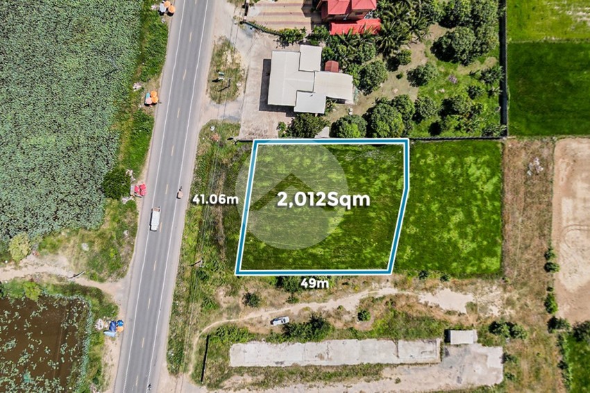 2,012 Sqm Commercial Land For Sale - Kandal Stueng, Kandal