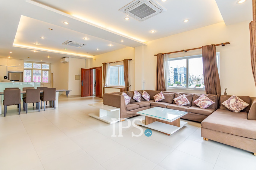 3 Bedroom Penthouse For Rent - BKK1, Phnom Penh