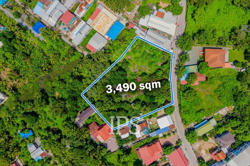 3,490 Sqm Land For Sale - Preaek Aeng, Phnom Penh