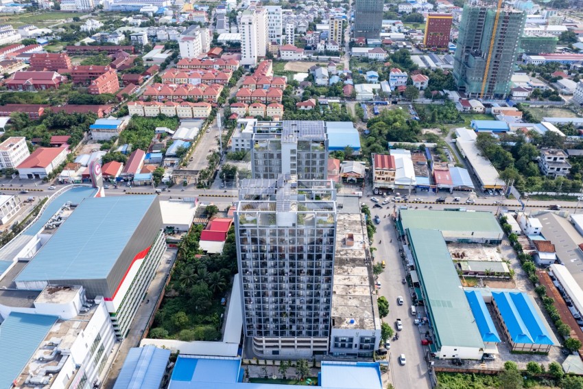 12th Floor 1 Bedroom Condo For Sale - Urban Loft, Sen Sok, Phnom Penh