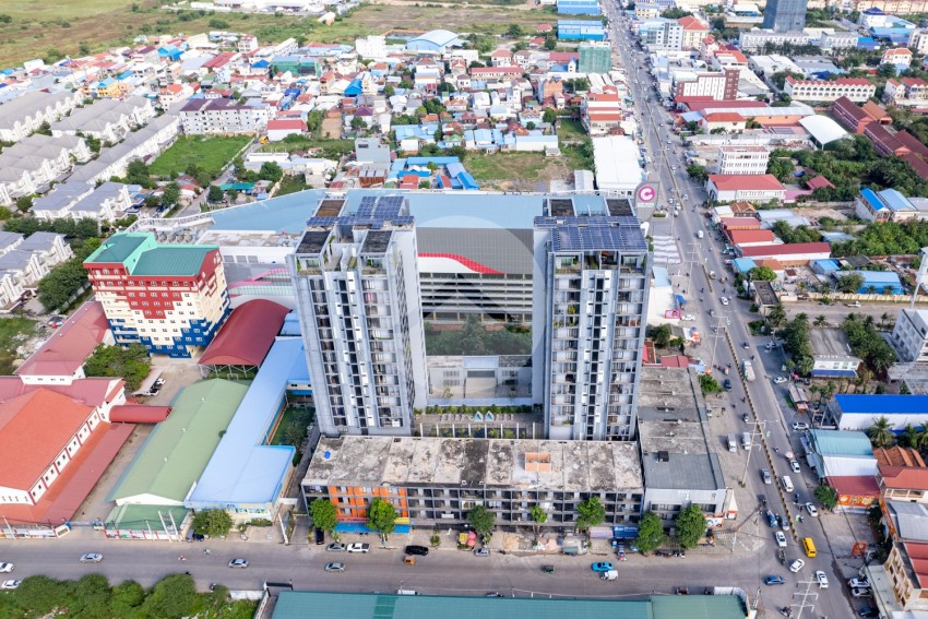 12th Floor 1 Bedroom Condo For Sale - Urban Loft, Sen Sok, Phnom Penh
