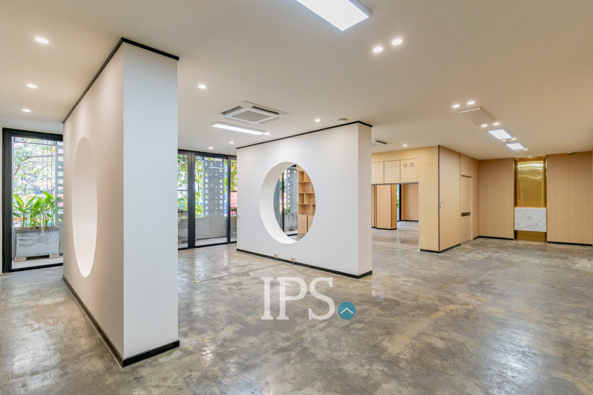 370 Sqm Green Office Space For Rent - Tonle Bassac, Phnom Penh