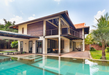 4 Bedroom Luxury Villa For Rent - Svay Dangkum, Siem Reap thumbnail