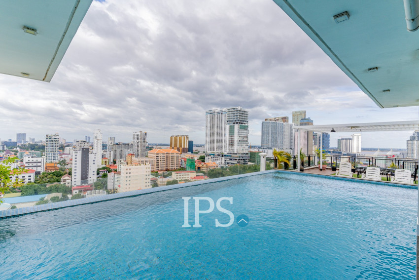 1 Bedroom Serviced Apartment For Rent - Tonle Bassac, Phnom Penh