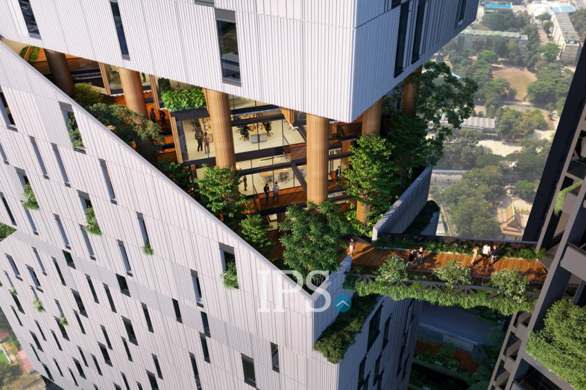 3 Bedroom Condo  For Sale- Odom Living, Tonle Bassac, Phnom Penh