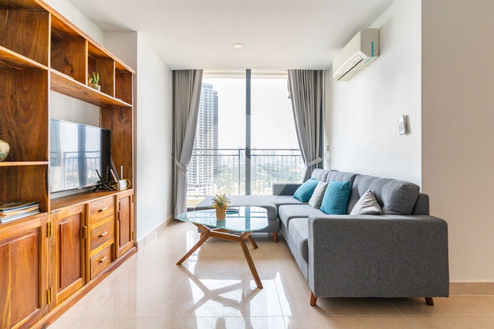 3 Bedroom Condo For Rent -  Mekong View Tower 6,  Chroy Changvar, Phnom Penh - Image 2
