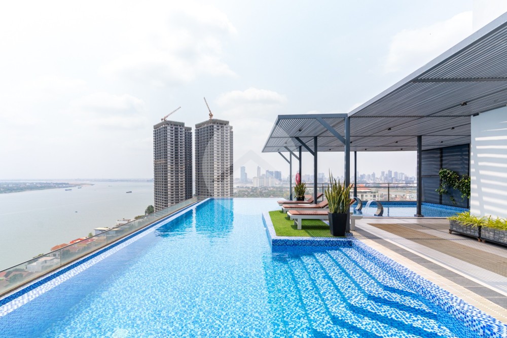 3 Bedroom Condo For Rent -  Mekong View Tower 6,  Chroy Changvar, Phnom Penh - Image 19