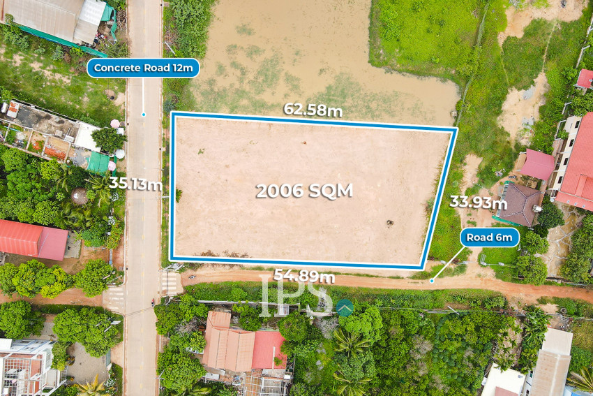 2006 Sqm Land For Sale - Sala Kamreuk, Siem Reap