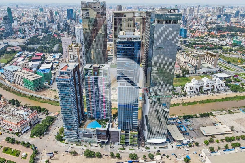 33 Sqm Office Space For Rent - GIA Tower,  Tonle Bassac - Phnom Penh