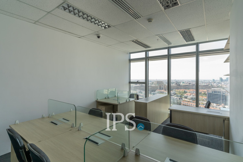 47.4 Sqm Office Space For Rent - Diamond Twin Tower, Koh Pich, Phnom Penh