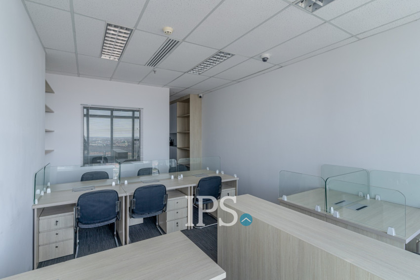 47.4 Sqm Office Space For Rent - Diamond Twin Tower, Koh Pich, Phnom Penh
