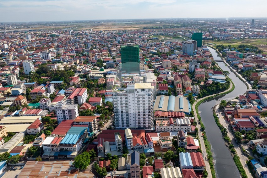 5th Floor 1 Bed Studio Apartment For Sale - PS Crystal, Phnom Penh