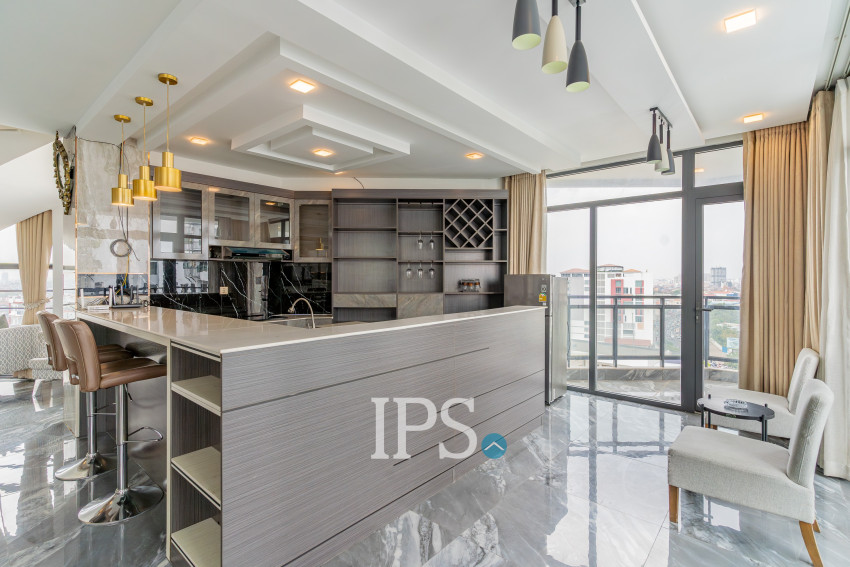 4 Bedroom Penthouse For Rent - Boeung Tumpun, Phnom Penh