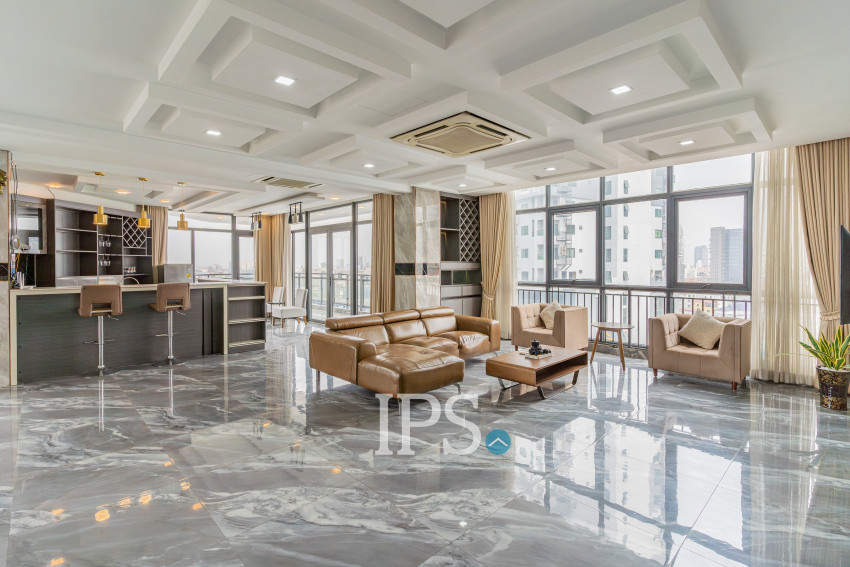 4 Bedroom Penthouse For Rent - Boeung Tumpun, Phnom Penh