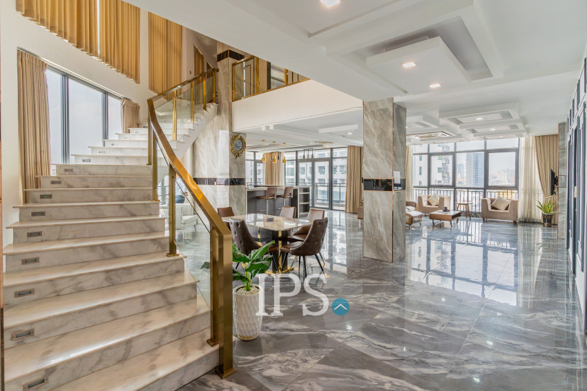 4 Bedroom Penthouse For Rent - Boeung Tumpun, Phnom Penh