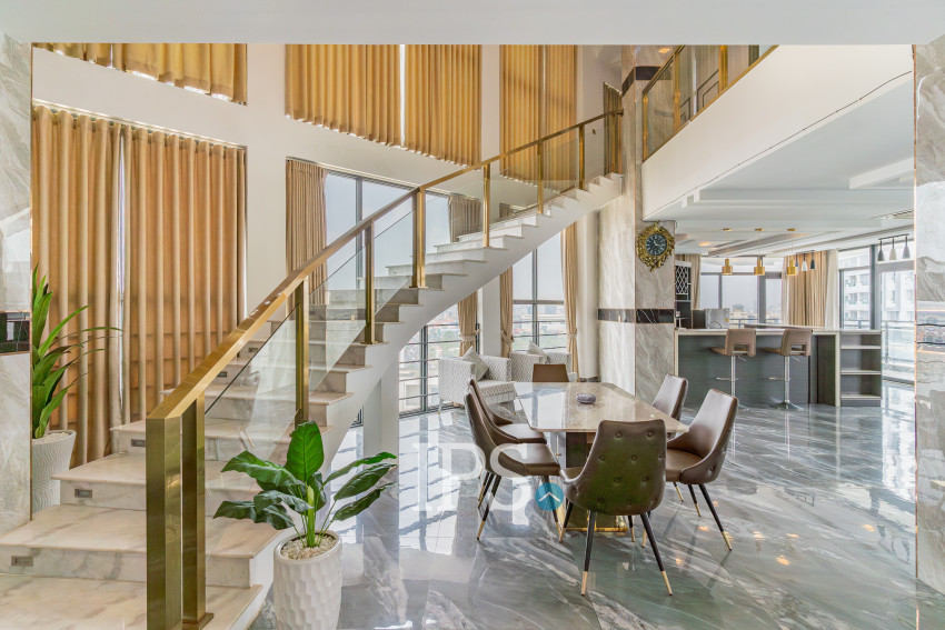 4 Bedroom Penthouse For Rent - Boeung Tumpun, Phnom Penh