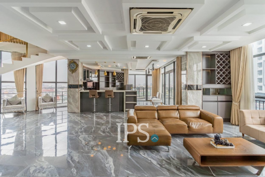 4 Bedroom Penthouse For Rent - Boeung Tumpun, Phnom Penh