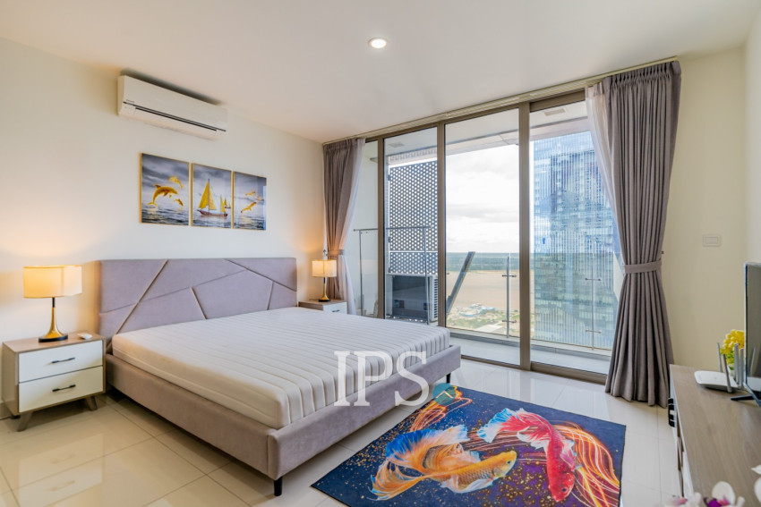 Studio Condo For Rent - The Peak, Tonle Bassac, Phnom Penh