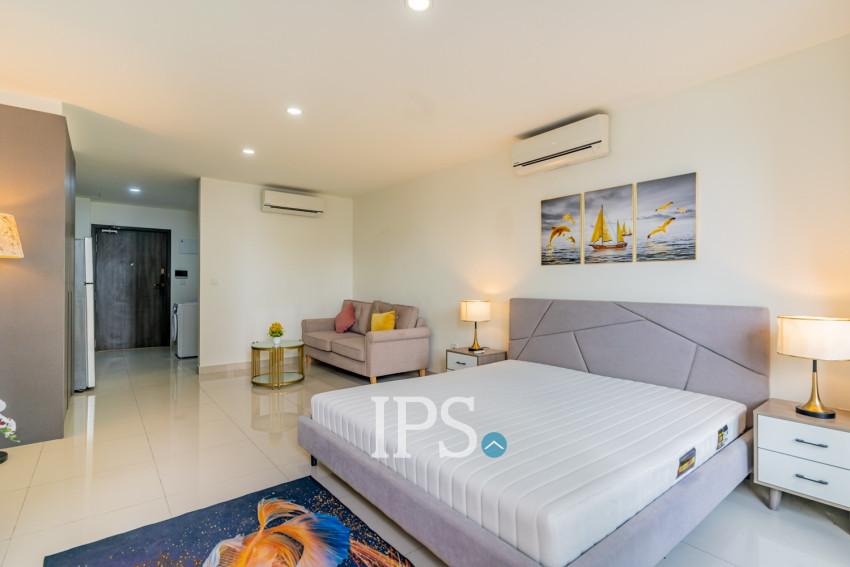 Studio Condo For Rent - The Peak, Tonle Bassac, Phnom Penh