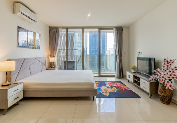 Studio Condo For Rent - The Peak, Tonle Bassac, Phnom Penh thumbnail