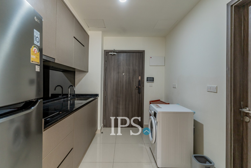 Studio Condo For Rent - The Peak, Tonle Bassac, Phnom Penh