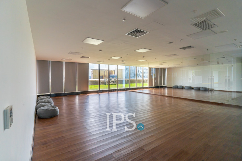 Studio Condo For Rent - The Peak, Tonle Bassac, Phnom Penh