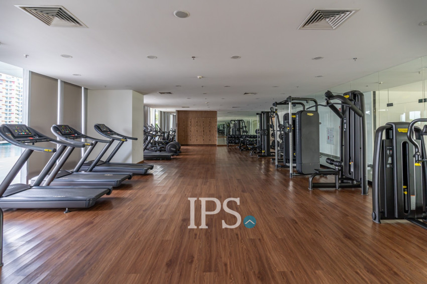 Studio Condo For Rent - The Peak, Tonle Bassac, Phnom Penh